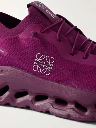 Loewe + On Cloudtilt Stretch Recycled-knit Sneakers | Thumbnail 4