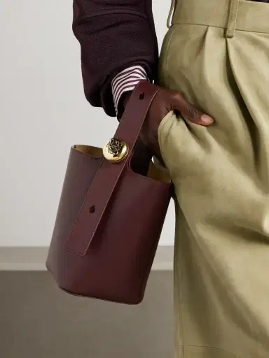 Loewe Pebble Mini Leather Tote | Thumbnail 2