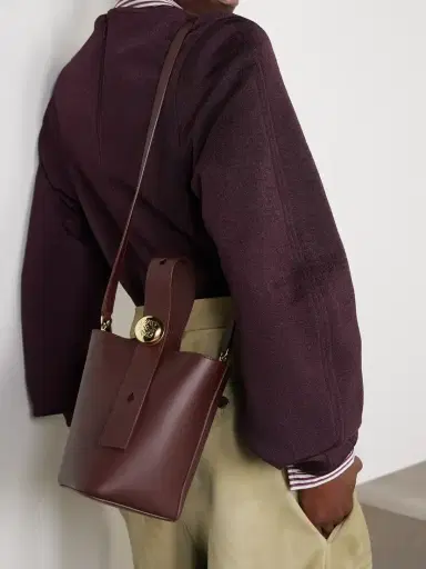 Loewe Pebble Mini Leather Tote | Thumbnail 6