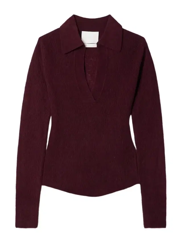 Simone Ribbed Wool And Cashmere-blend Polo Sweater