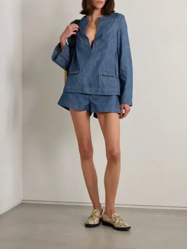 Zimmermann Wylie Braided Denim Tunic | Thumbnail 2