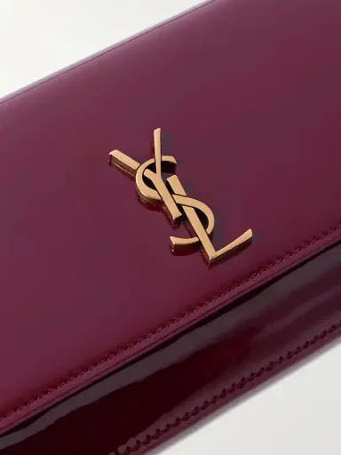 Saint Laurent Cassandre Strap Patent-leather Phone Case | Thumbnail 4