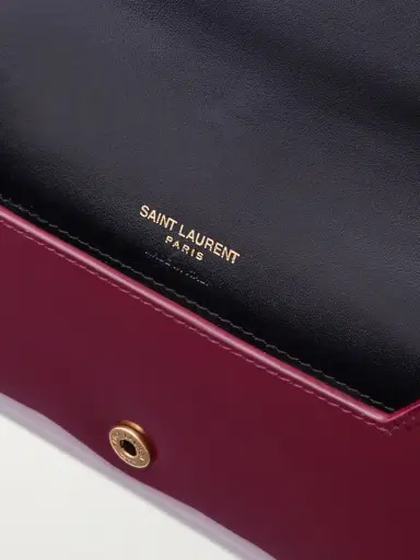 Saint Laurent Cassandre Strap Patent-leather Phone Case | Thumbnail 5