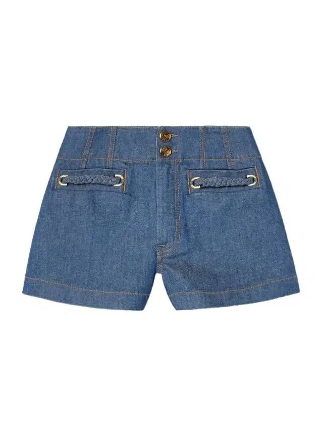 Wylie Braided Denim Shorts
