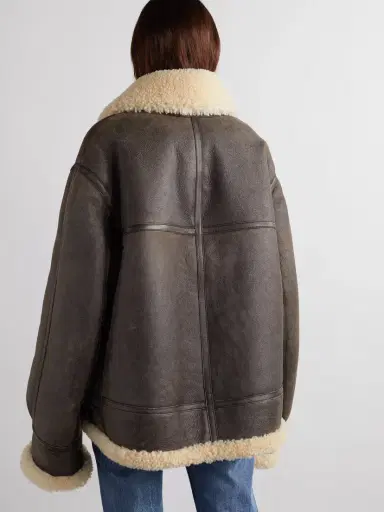 Saint Laurent Shearling Jacket | Thumbnail 4