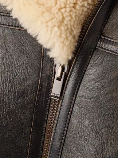Saint Laurent Shearling Jacket | Thumbnail 5