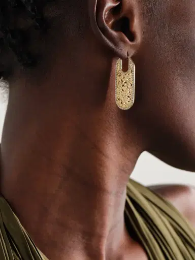 Sydney Evan Icon Wallpaper 14-karat Gold Diamond Earrings | Thumbnail 2