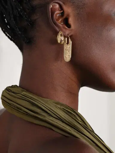 Sydney Evan Icon Wallpaper 14-karat Gold Diamond Earrings | Thumbnail 4