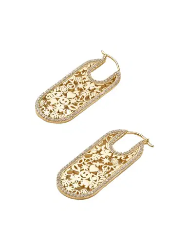 Sydney Evan Icon Wallpaper 14-karat Gold Diamond Earrings | Thumbnail 1