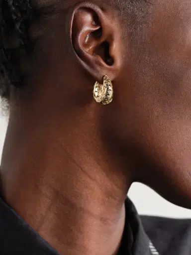 Sydney Evan Icon Wallpaper 14-karat Gold Diamond Hoop Earrings | Thumbnail 2 Sydney Evan Icon Wallpaper 14-karat Gold Diamond Hoop Earrings | Thumbnail 2