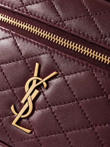 Saint Laurent Gaby Vanity Mini Quilted Leather Shoulder Bag | Thumbnail 4