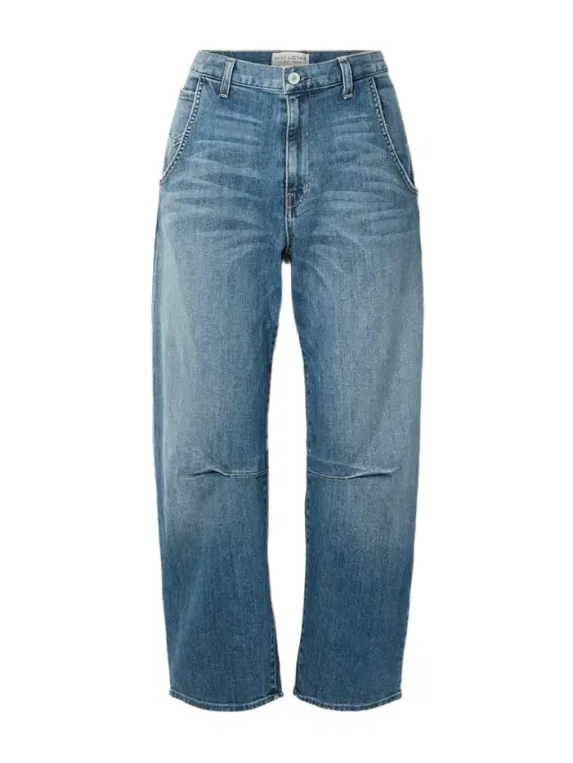 Emerson Mid-rise Barrel-leg Jeans