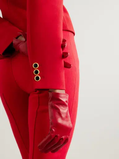 Agnelle Kate Leather Gloves | Thumbnail 2 Agnelle Kate Leather Gloves | Thumbnail 2