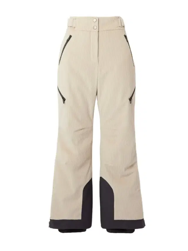 Padded Cotton-corduroy Flared Ski Pants