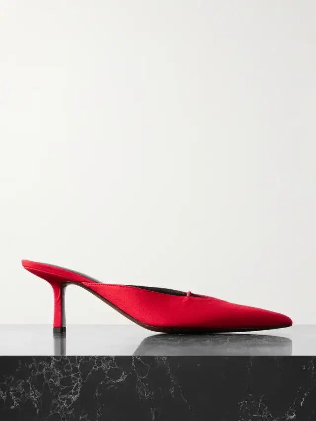 Matar Satin Mules