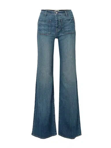 Nili Lotan Florence Distressed High-rise Flared Jeans | Thumbnail 1
