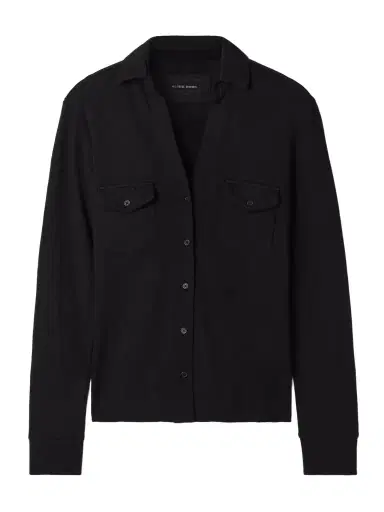 Nili Lotan Liam Cotton-jersey Shirt | Thumbnail 1 Nili Lotan Liam Cotton-jersey Shirt | Thumbnail 1