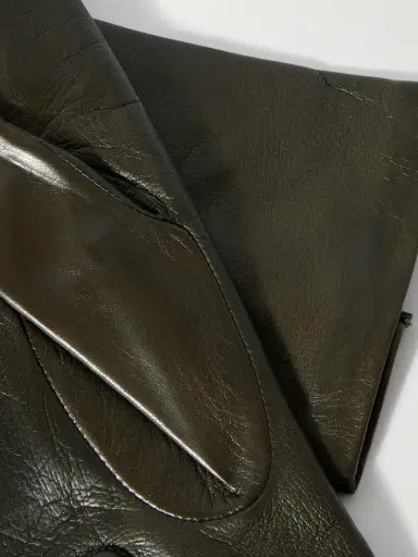 Agnelle Kate Crinkled-leather Gloves | Thumbnail 3 Agnelle Kate Crinkled-leather Gloves | Thumbnail 3