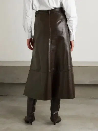Citizens of Humanity Cassia Recycled Leather-blend Midi Skirt | Thumbnail 4 Citizens of Humanity Cassia Recycled Leather-blend Midi Skirt | Thumbnail 4