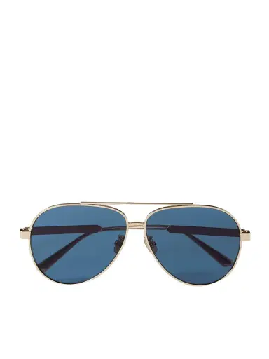 DIOR Eyewear Diorcannage A1u Aviator-style Gold-tone Sunglasses | Thumbnail 1 DIOR Eyewear Diorcannage A1u Aviator-style Gold-tone Sunglasses | Thumbnail 1