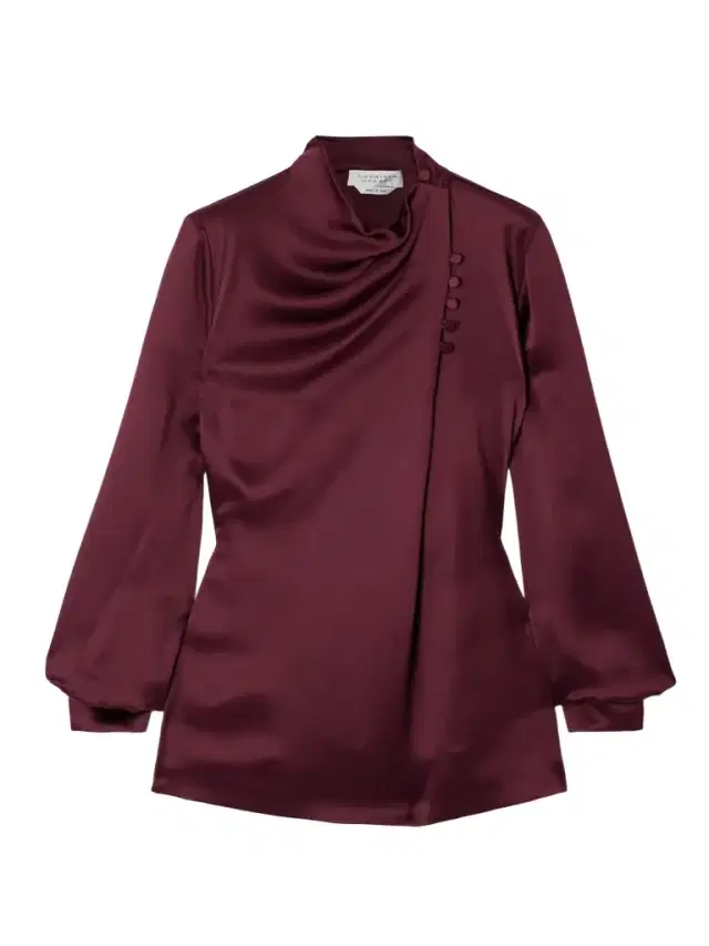 Marcelina Silk-satin Blouse