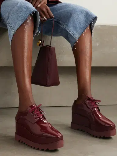 Stella McCartney Elyse Vegetarian Material Platform Brogues | Thumbnail 2 Stella McCartney Elyse Vegetarian Material Platform Brogues | Thumbnail 2