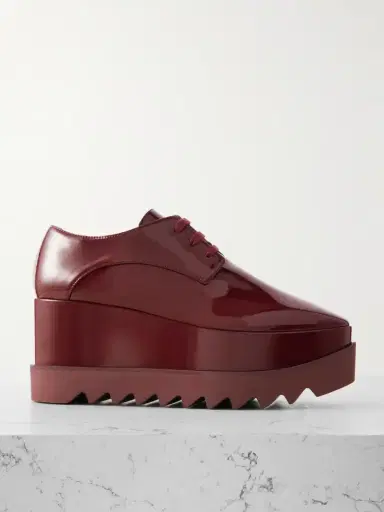 Stella McCartney Elyse Vegetarian Material Platform Brogues | Thumbnail 1 Stella McCartney Elyse Vegetarian Material Platform Brogues | Thumbnail 1