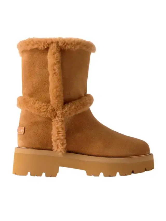 Teddi Shearling-trimmed Suede Ankle Boots