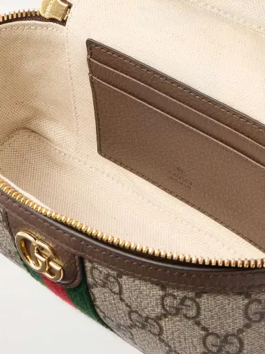 Gucci Ophidia Leather-trimmed Coated-canvas Mini Shoulder Bag | Thumbnail 5 Gucci Ophidia Leather-trimmed Coated-canvas Mini Shoulder Bag | Thumbnail 5