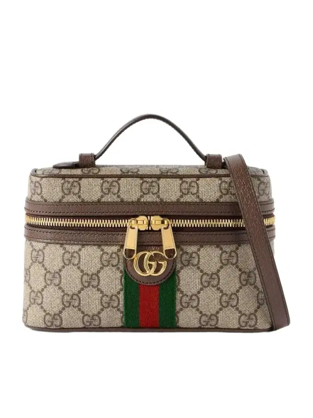 Ophidia Leather-trimmed Coated-canvas Mini Shoulder Bag