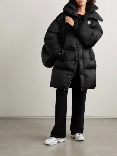 Moncler Verone Convertible Hooded Quilted Shell Down Coat | Thumbnail 2
