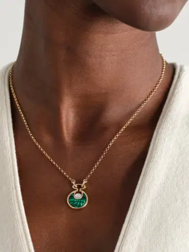 L’Atelier Nawbar Circus Moon Small 18-karat Gold Multi-stone Necklace | Thumbnail 2 L’Atelier Nawbar Circus Moon Small 18-karat Gold Multi-stone Necklace | Thumbnail 2