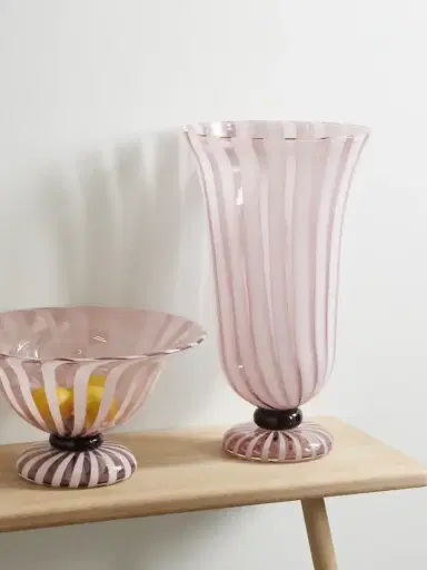 Soho Home Carlotta Striped Murano Glass Vase | Thumbnail 2