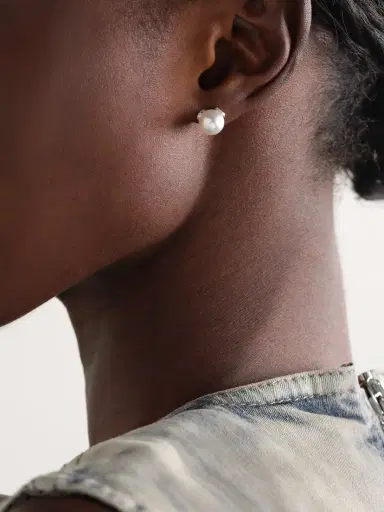 Mikimoto 18-karat White Gold, Pearl And Diamond Earrings | Thumbnail 2 Mikimoto 18-karat White Gold, Pearl And Diamond Earrings | Thumbnail 2