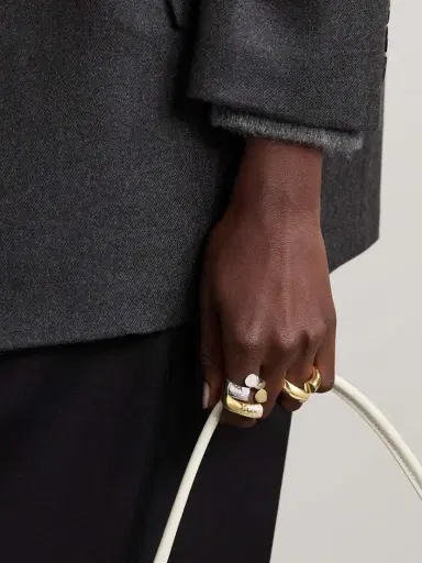 TABAYER Oera Large 18-karat White Gold Diamond Ring | Thumbnail 5