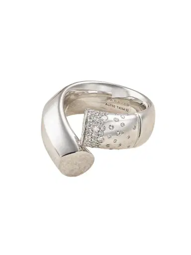 TABAYER Oera Large 18-karat White Gold Diamond Ring | Thumbnail 1