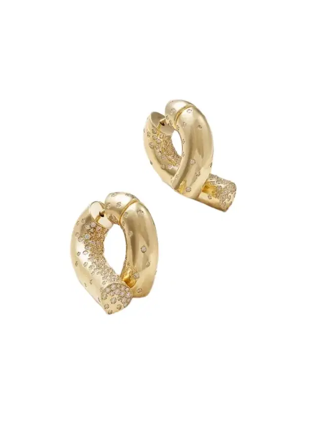 Oera Large 18-karat Gold Diamond Earrings
