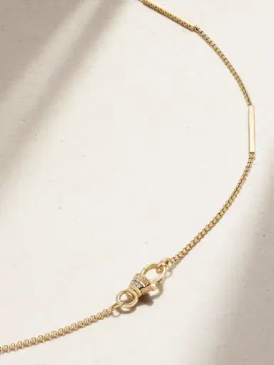 Lucy Delius The Lucky One 14-karat Gold, Sapphire And Diamond Necklace | Thumbnail 3 Lucy Delius The Lucky One 14-karat Gold, Sapphire And Diamond Necklace | Thumbnail 3
