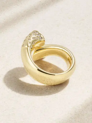TABAYER Oera Large 18-karat Gold Diamond Ring | Thumbnail 3