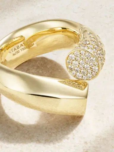 TABAYER Oera Large 18-karat Gold Diamond Ring | Thumbnail 4