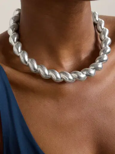 Uncommon Matters Curl Silver Necklace | Thumbnail 2