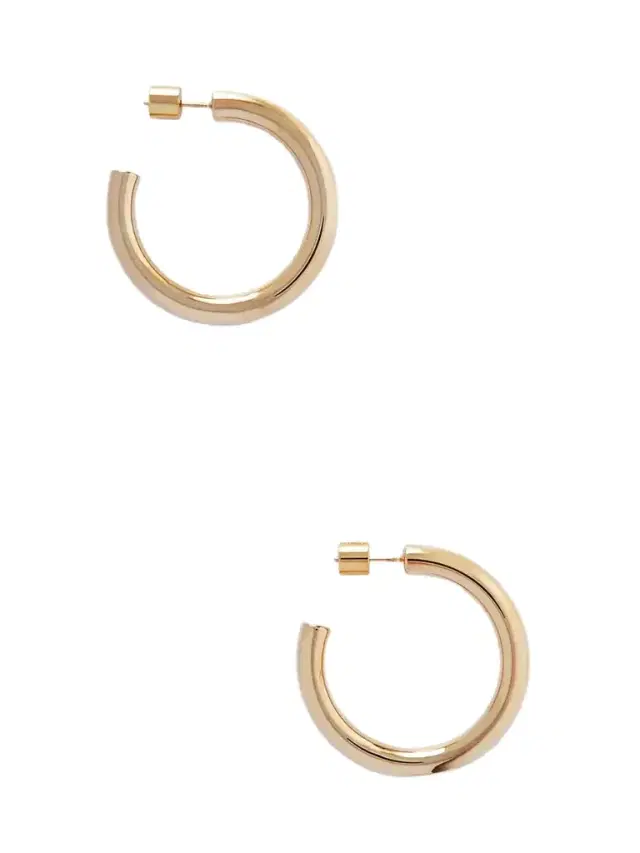 Mini Michelle Gold-plated Hoop Earrings