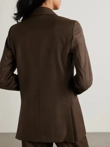 Loro Piana Oversized Double-breasted Virgin Wool Blazer | Thumbnail 3