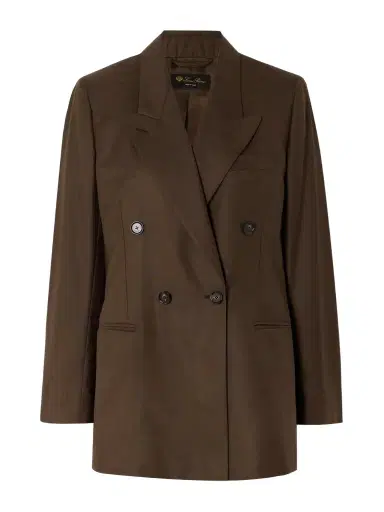 Loro Piana Oversized Double-breasted Virgin Wool Blazer | Thumbnail 1