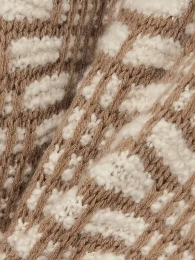 Loro Piana Jacquard-knit Camel Hair Sweater | Thumbnail 5