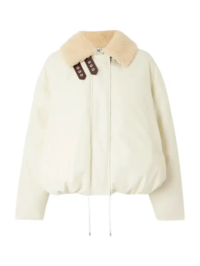 Shearling-trimmed Cotton-blend Shell Jacket
