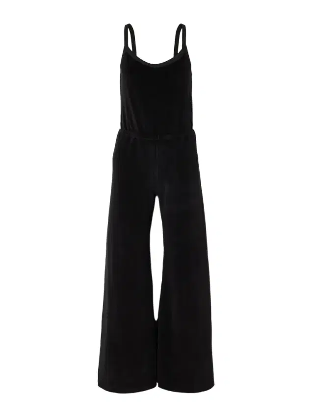 Elma Cotton-blend Velour Jumpsuit