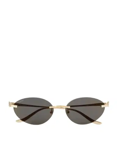 Cartier Eyewear Panthère Cat-eye Gold-tone Sunglasses | Thumbnail 1