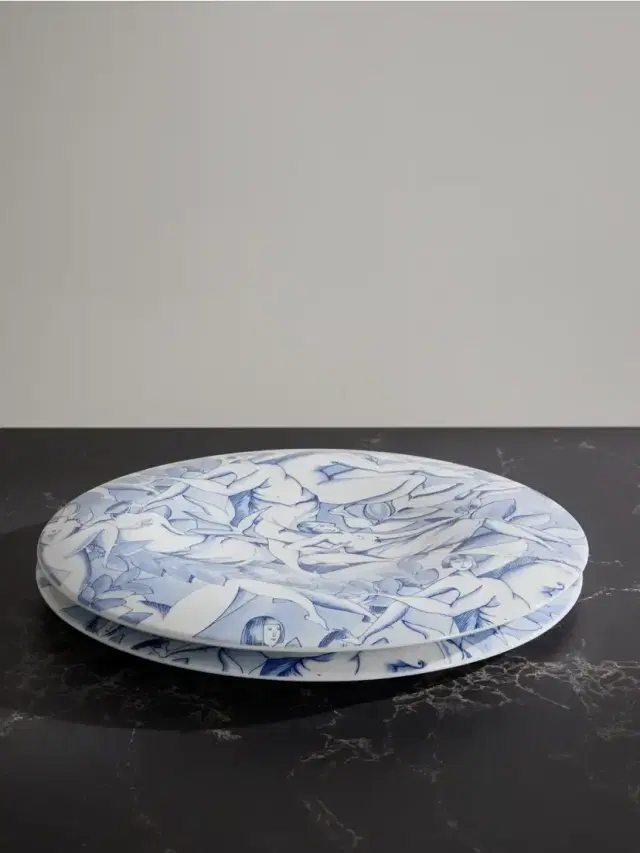+ Ginori 1735 Printed Porcelain Dessert Plate