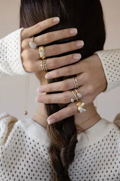 NANIS Diamond Bubble Ring | Thumbnail 2